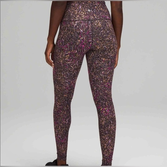 Lululemon Athletica Multicolor Patterned Leggings - Picture 1 of 8